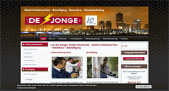 Desktop Screenshot of dejongeluc.be